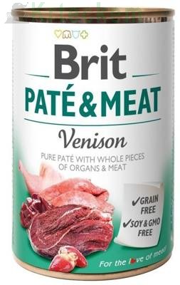BRIT PATE & MEAT VENISON 6x800g
