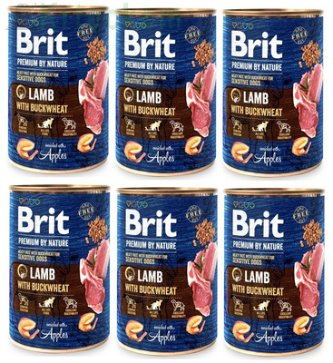 Brit Premium by Nature Lamb With BUCKWHEAT 12x400g SLEVA 2%