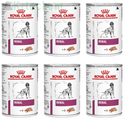 ROYAL CANIN Renal Canine 6x410g konzerva