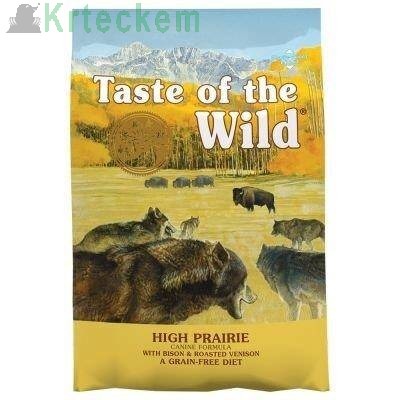 TASTE OF THE WILD High Prairie 12,2kg + Překvapení pro psa