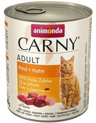 Animonda Cat Carny Adult příchuť: hovězí a kuřecí 800g