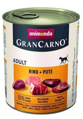 Animonda GranCarno dog konz. - hovězí, krůta 12x800 g
