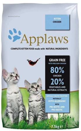 Applaws Kitten Chicken 7,5 kg + Překvapení pro kočku