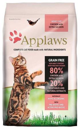 Applaws cat Adult kuře & losos 2x7,5 kg