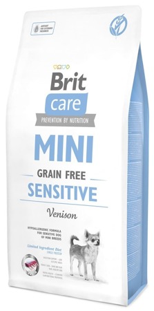 BRIT CARE Mini Grain-Free Sensitive 7kg + PŘEKVAPENÍ ZDARMA !!!
