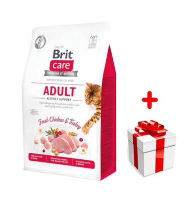 BRIT Care Cat  Grain-Free Activity Support 7kg + PŘEKVAPENÍ ZDARMA !!!