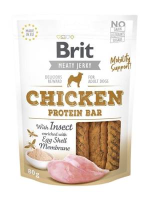 BRIT Jerky Snack Chicken with Insect 80g