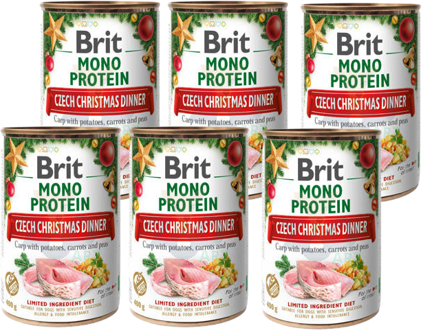 Brit Care Monoprotein Christmas can 6x400 g