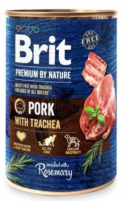 Brit Premium by Nature Pork with Trachea 24x400g SLEVA 3%