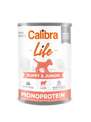 CALIBRA Dog Life Puppy & Junior Lamb with rice 400g