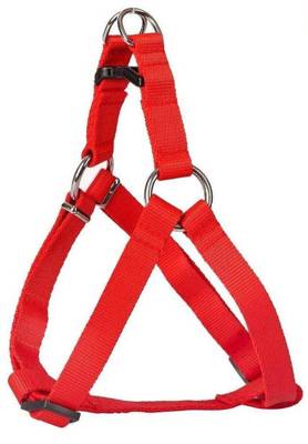 DINGO Fred postroj z bavlněné pásky červený velikost 85 šířka 2,5 cm   