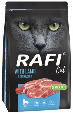 DOLINA NOTECI Rafi Cat suché krmivo pro kočky s jehněčím masem 7kg              