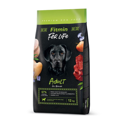 FITMIN For Life Adult All Breeds 12+1kg