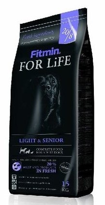 FITMIN For Life Light & Senior 2x15kg +2x Překvapení pro psa