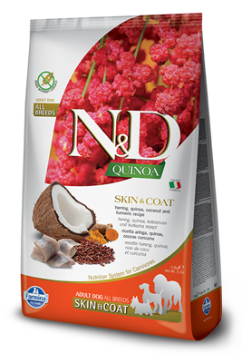 Farmina N&D Quinoa Dog SKIN & COAT HERRING 7kg