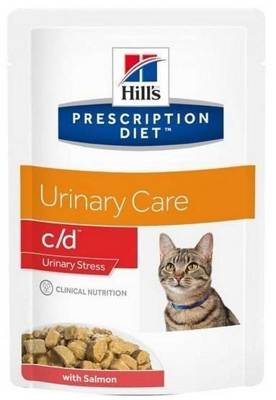 HILL'S PD Prescription Diet Feline c/d Urinary Care losos 85g 