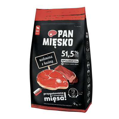 PAN MIĘSKO Hovězí maso s kozím M 20kg