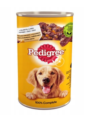 PEDIGREE Adult konzerva 1200g - vlhké kompletní krmivo pro dospělé psy s kuřecím masem v želé
