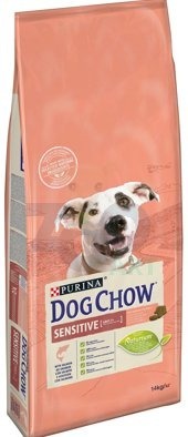 PURINA Dog Chow Adult Sensitive Salmon 14kg + GRATIS !!