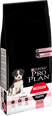 Purina Pro Plan Medium Puppy Sensitive Optiderma 12kg