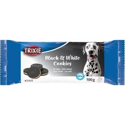 TRIXIE Black White Cookies, psí sušenky s kuřecím masem 4 ks/100 g