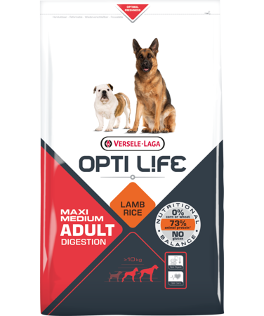 VERSELE-LAGA Opti Life Adult Digestion Medium&Maxi 12,5kg