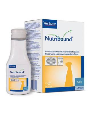 VIRBAC Nutribound Perorální roztok pro psy v rekonvalescenci 3x150ml