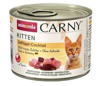 ANIMONDA Cat Carny Kitten příchuť: drůbeží koktejl 200g 