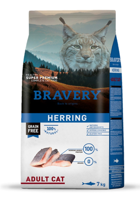 Bravery Cat Adult Herring  7kg